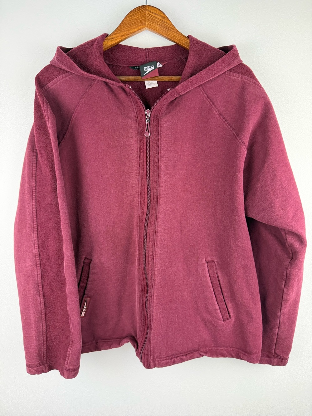 Vintage Speedo Comfort Stretch Zip-Up Hoodie